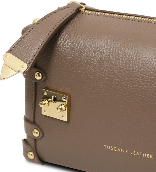 TL142422 – Praline - Soft leren duffle bag