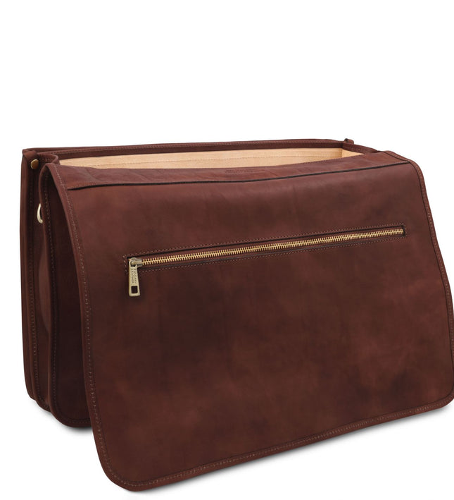 TL142073 – Ancona - leren messenger bag