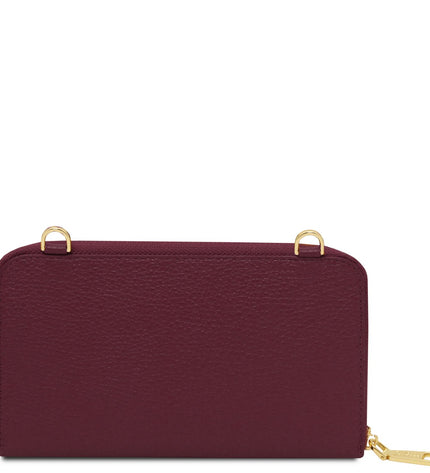 TL142433 – Urania - leren wallet/phone holder with strap