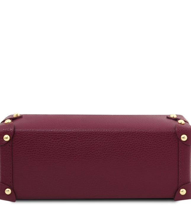 TL142422 – Praline - Soft leren duffle bag