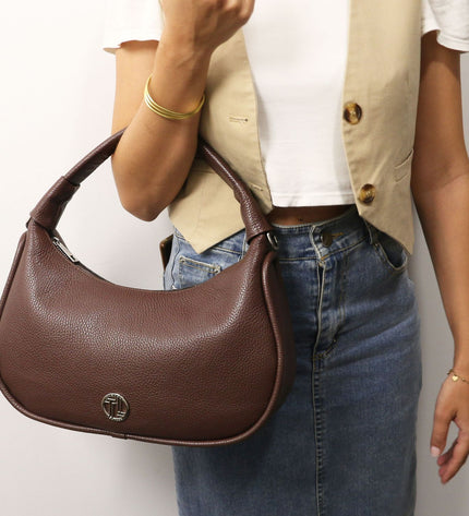 TL142477 – Michelle - leren hobo bag