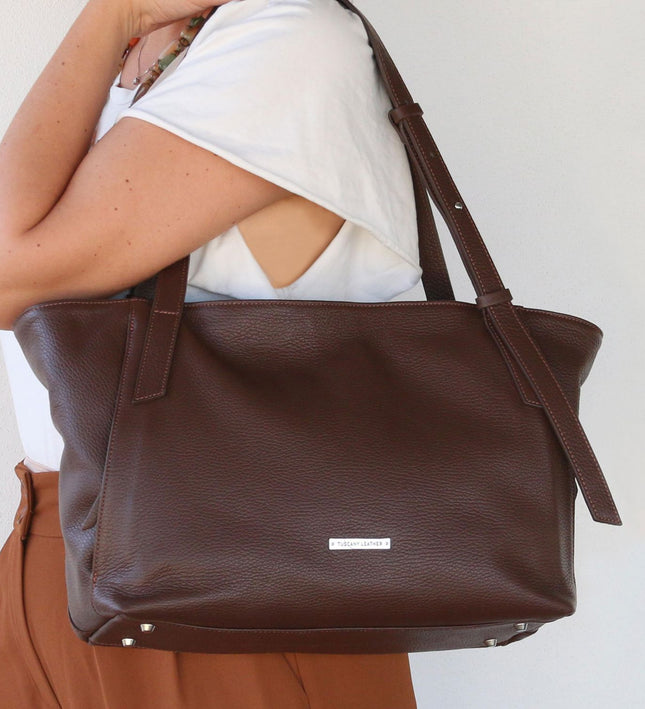 TL142230 – TL Bag - Soft leren shopping bag