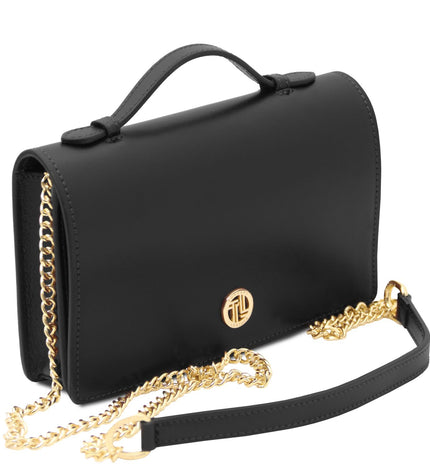 TL142505 – Opera - leren clutch with chain strap