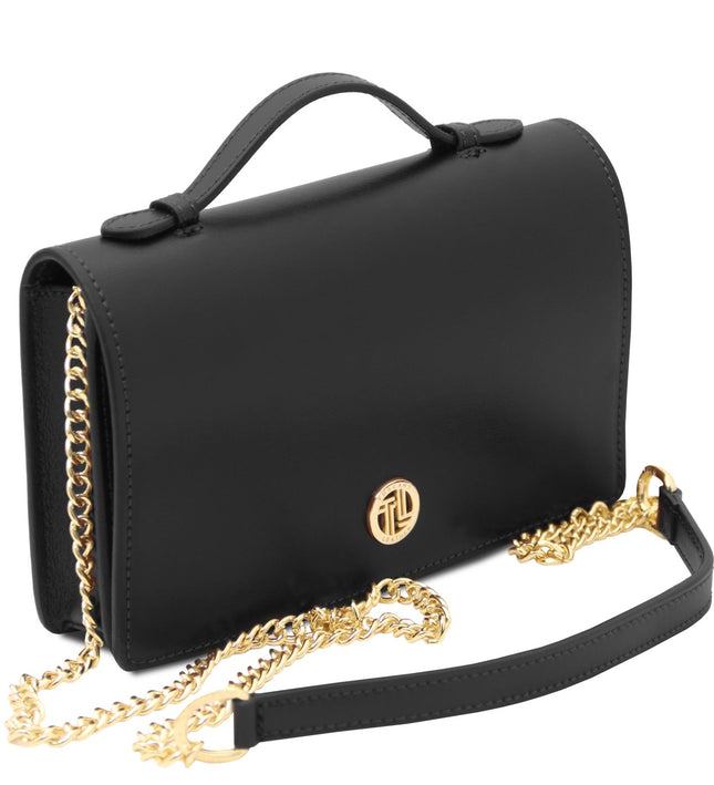 TL142505 – Opera - leren clutch with chain strap