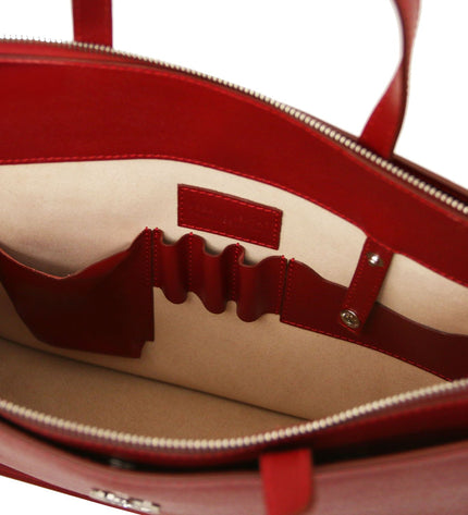 TL141369 – Palermo - Saffiano leren briefcase 3 compartments for women