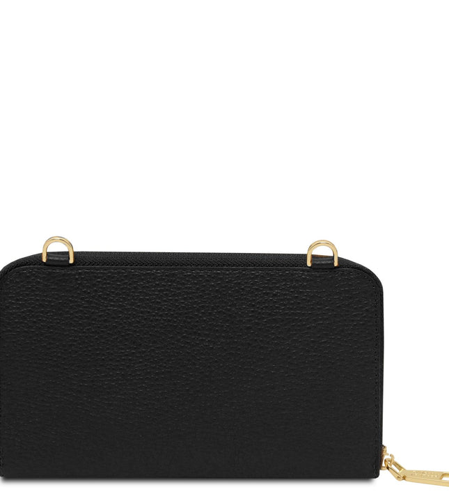 TL142433 – Urania - leren wallet/phone holder with strap
