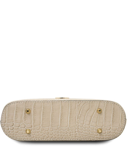 TL142510 – Croque - Croc print leren handbag