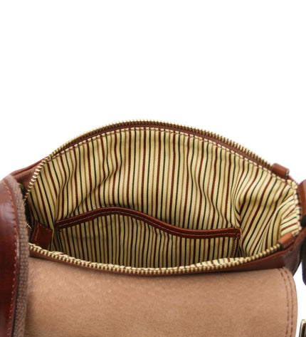 TL142464 - Tuscany Leather – John - Leren crossbody tas voor heren