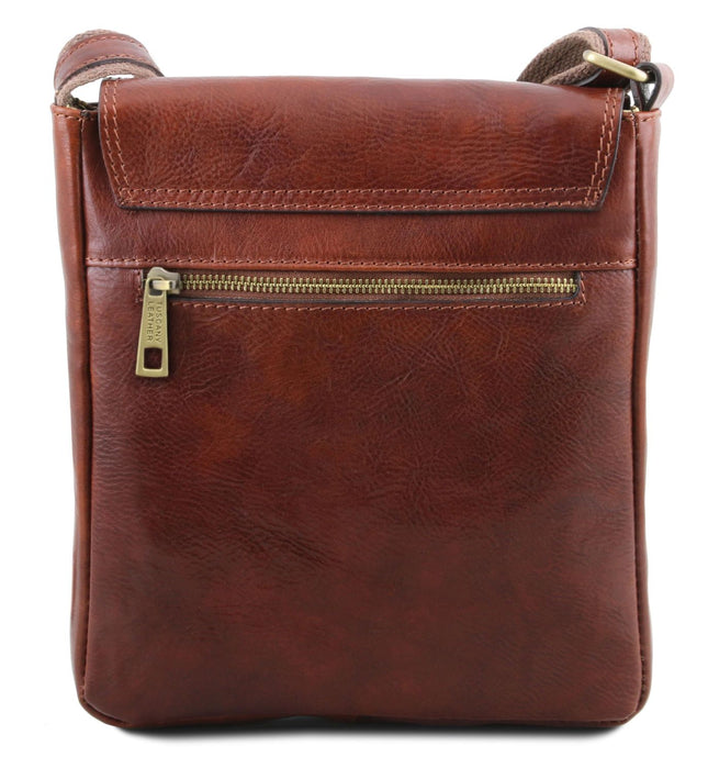 TL142464 - Tuscany Leather – John - Leren crossbody tas voor heren