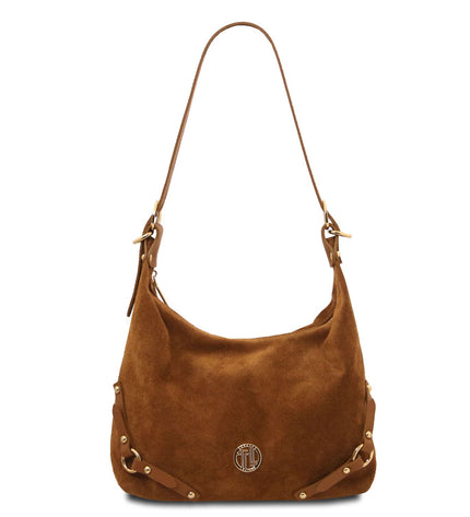 TL142419 – Sierra - Suede leren shoulder bag
