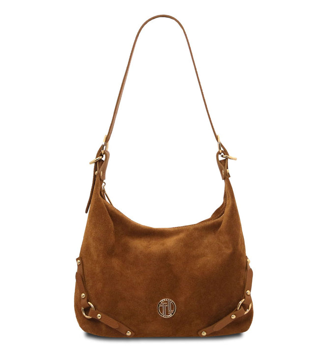 TL142419 – Sierra - Suede leren shoulder bag