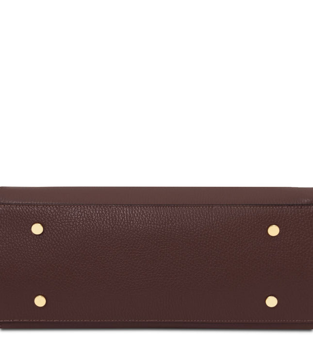 TL142507 – Origami - leren tote