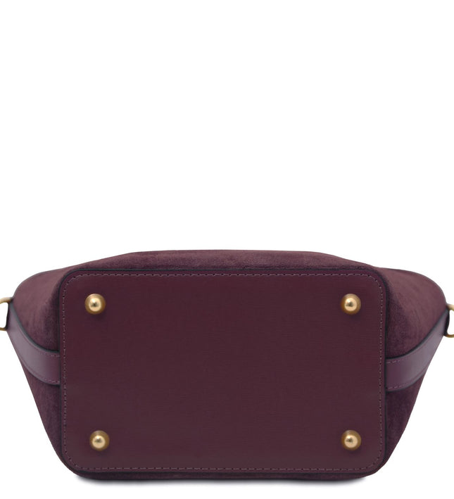 TL142261 – Glacette - Suede leren bucket bag