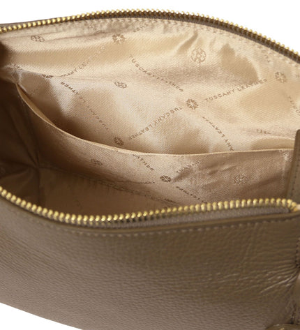 TL142422 – Praline - Soft leren duffle bag