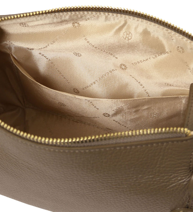 TL142422 – Praline - Soft leren duffle bag