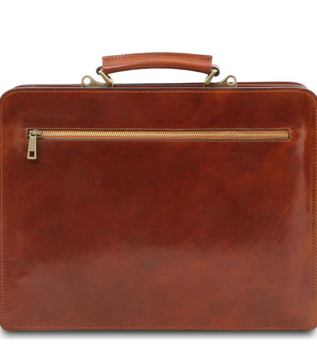 TL141268 – Venezia - leren briefcase 2 compartments