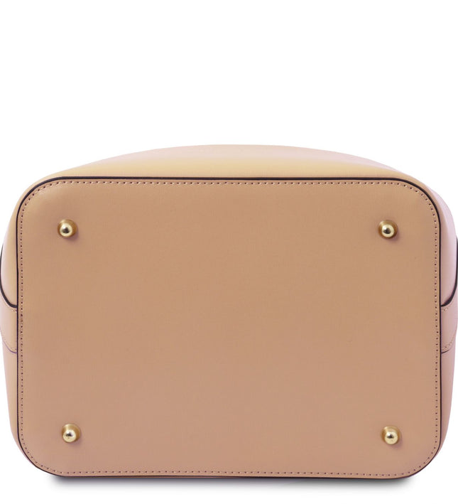 TL141531 – Vittoria - leren bucket bag