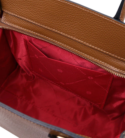 TL142507 – Origami - leren tote