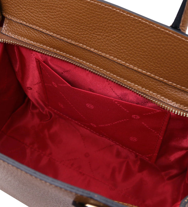 TL142507 – Origami - leren tote