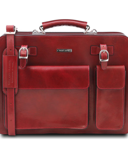 TL141268 – Venezia - leren briefcase 2 compartments