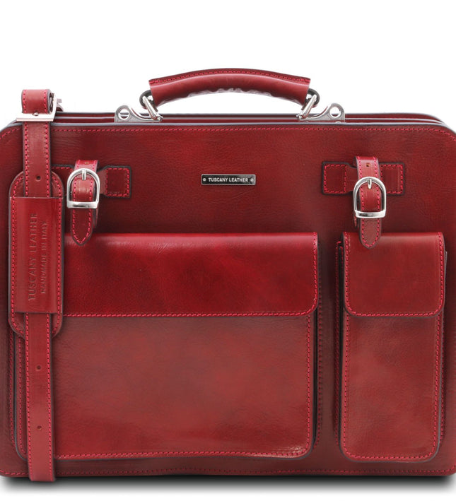 TL141268 – Venezia - leren briefcase 2 compartments