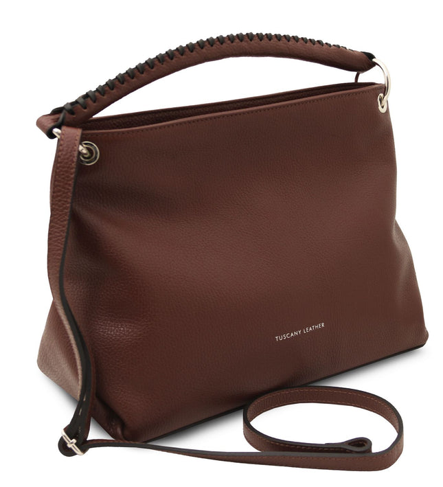 TL142087 – TL Bag - Soft leren shoulder bag