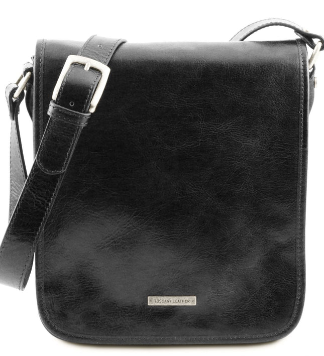 TL141255 – TL Messenger - Two compartments leren shoulder bag
