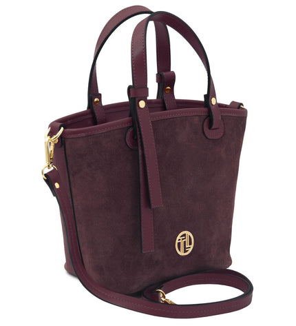 TL142261 – Glacette - Suede leren bucket bag