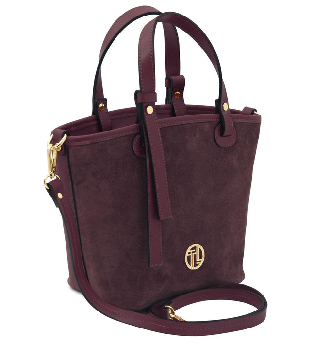 TL142261 – Glacette - Suede leren bucket bag
