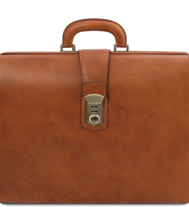 TL142352 – Canova - leren Doctor bag briefcase 3 compartments
