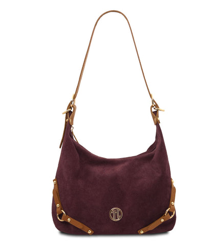 TL142419 – Sierra - Suede leren shoulder bag