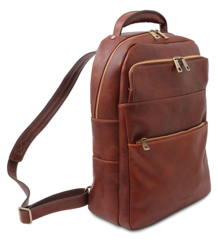 TL142205 – Melbourne - leren laptop backpack