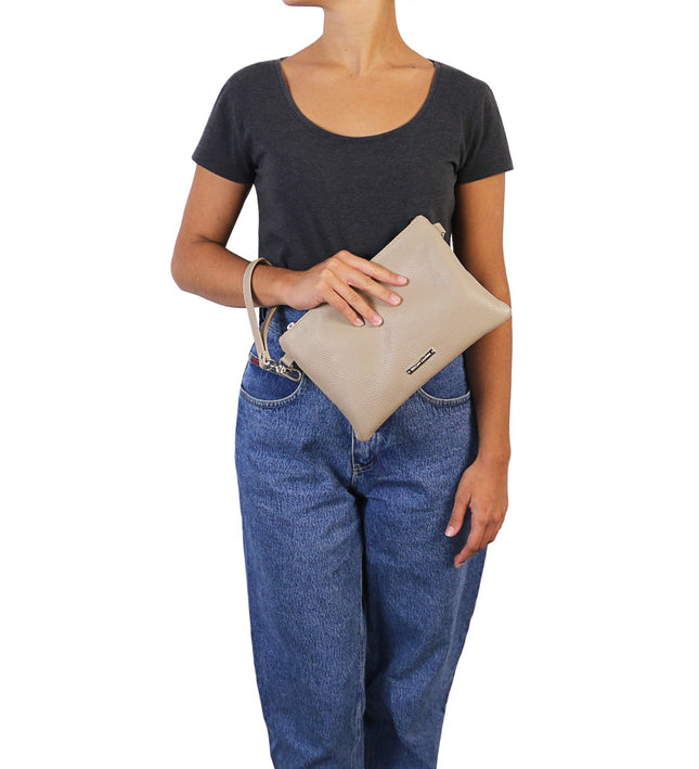 TL142029 – TL Bag - Soft leren clutch