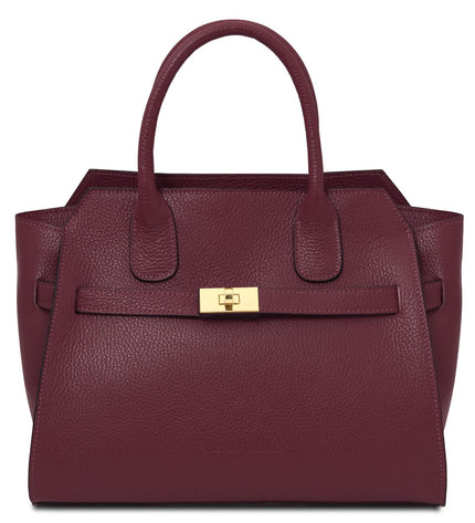 TL142507 – Origami - leren tote