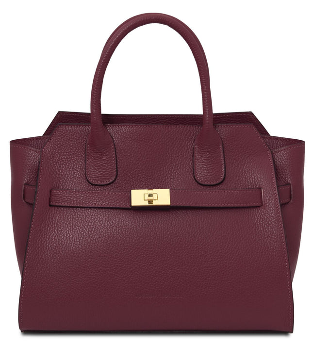 TL142507 – Origami - leren tote