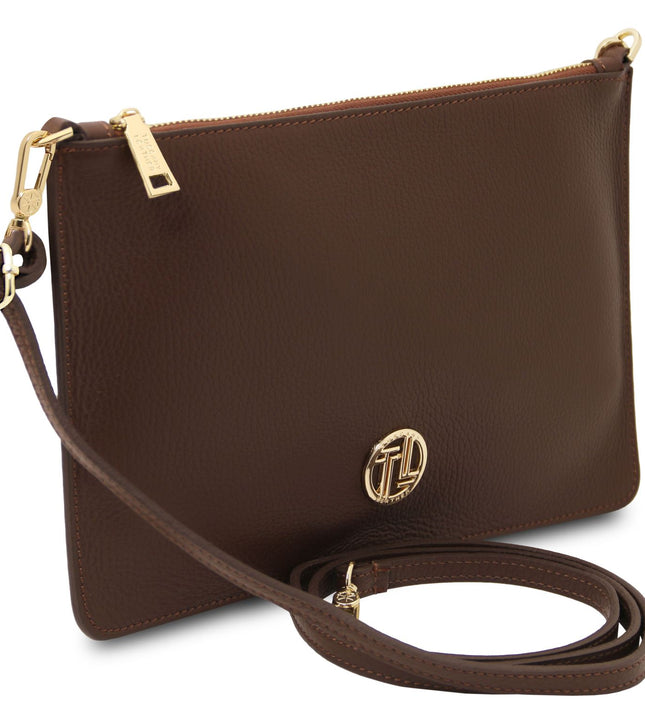 TL142461 – Diva - leren clutch with chain strap