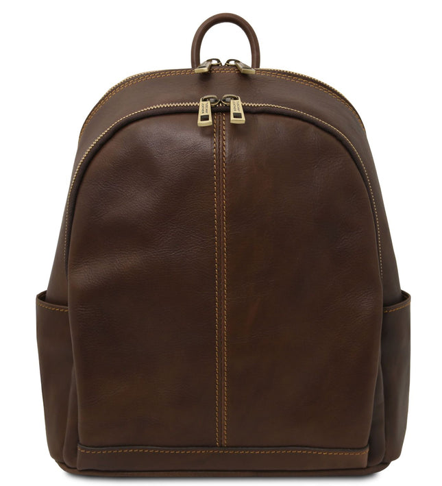 TL142460 – Canberra - 2 Compartments leren backpack
