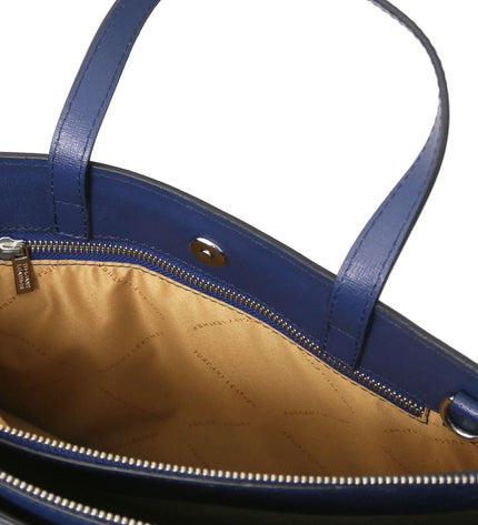 TL141369 – Palermo - Saffiano leren briefcase 3 compartments for women