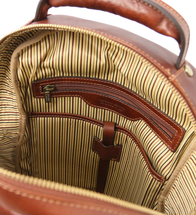 TL142205 – Melbourne - leren laptop backpack