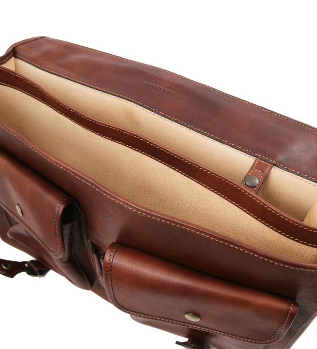 TL142073 – Ancona - leren messenger bag
