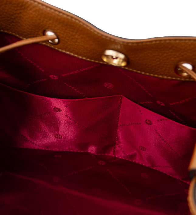 TL142476 – Minerva - leren bucket bag