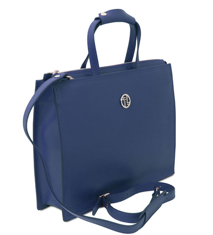 TL141369 – Palermo - Saffiano leren briefcase 3 compartments for women