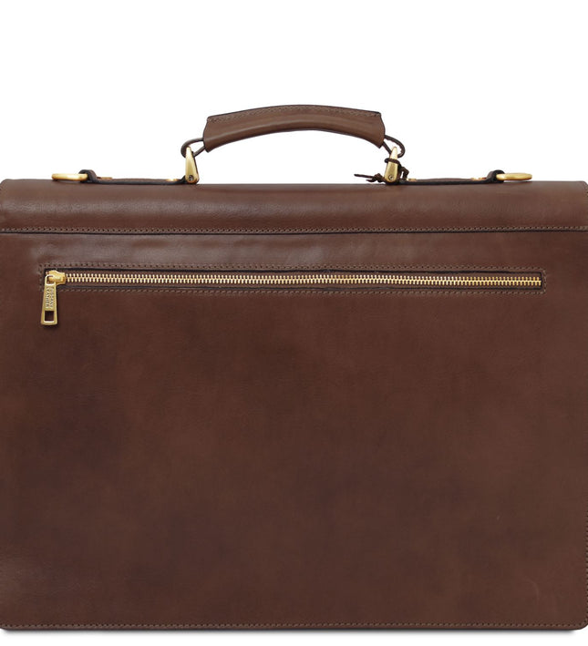 TL142448 – Cremona - leren briefcase 3 compartments