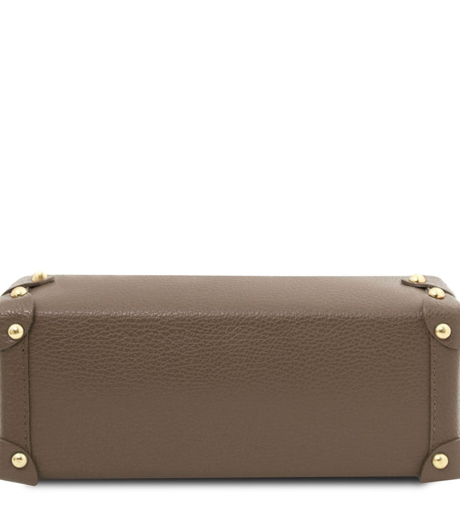 TL142422 – Praline - Soft leren duffle bag