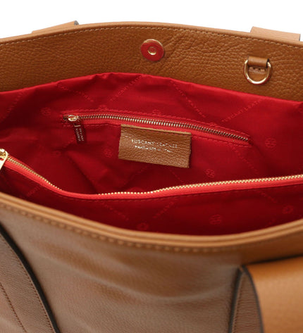 TL142415 – Callie - Soft leren shoulder bag