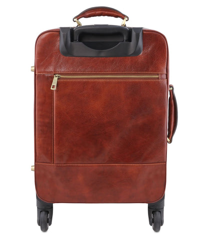 TL141911 – TL Voyager - 4-wielige verticale leren trolley