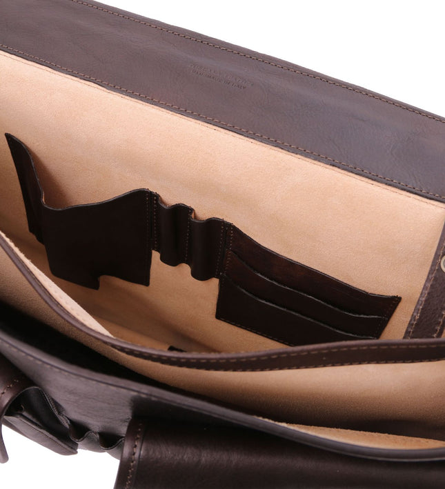 TL142073 – Ancona - leren messenger bag