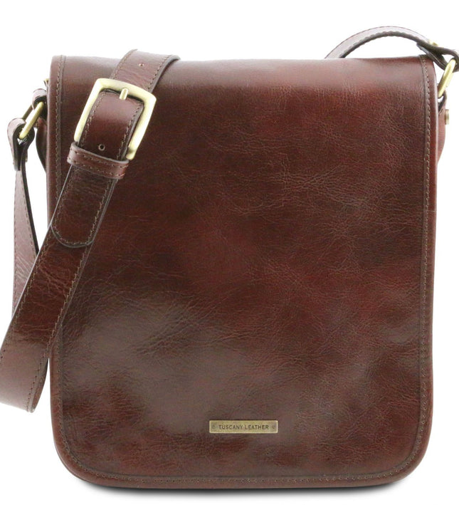 TL141255 – TL Messenger - Two compartments leren shoulder bag