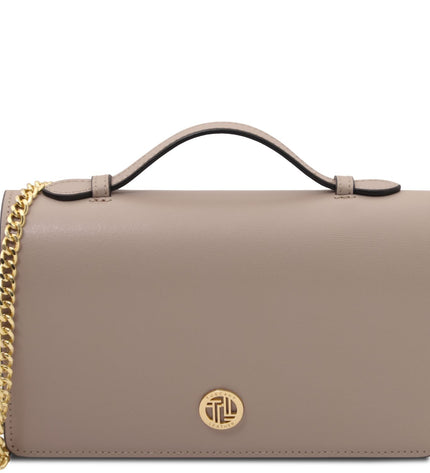 TL142505 – Opera - leren clutch with chain strap