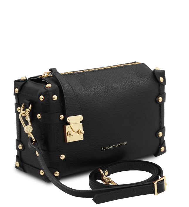 TL142422 – Praline - Soft leren duffle bag